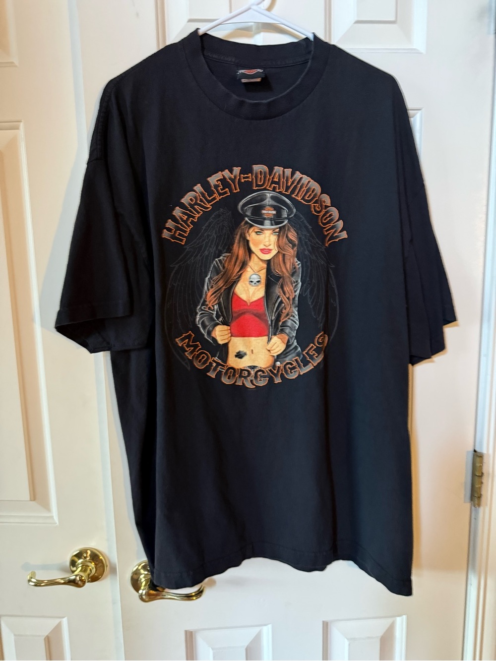 Harley-Davidson Black Tee with Red Graphic 3xl
